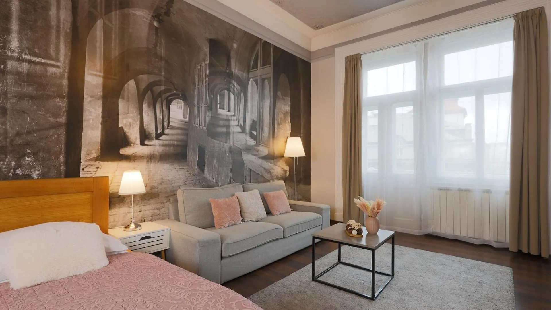 براغ Janackovo - Riverside Residence شقة فندقية
